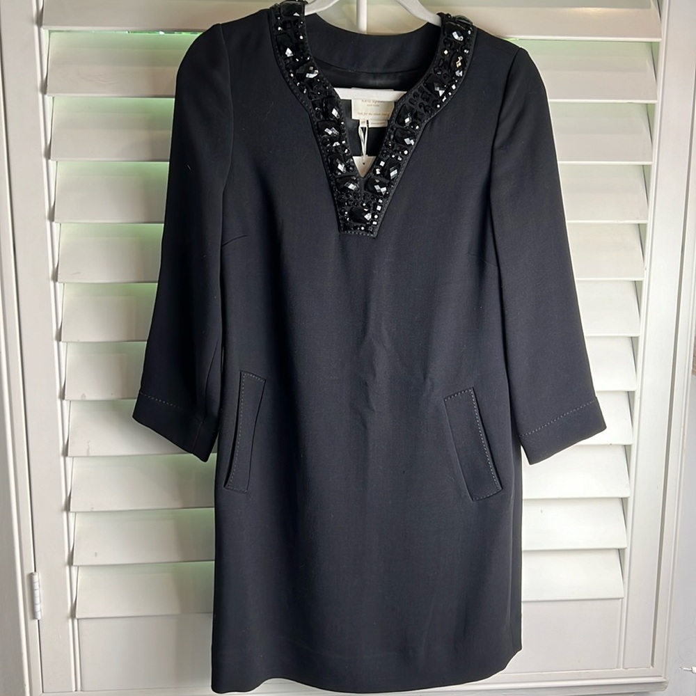 NWT KATE SPADE gennina dress XS beading for event/wedding/party